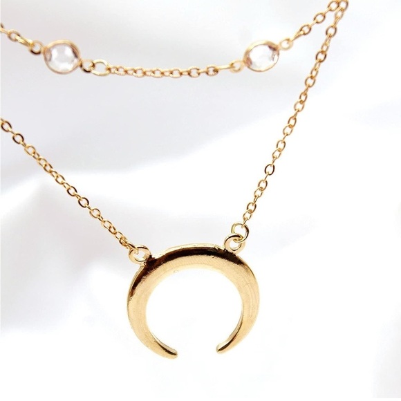 Choker Crystal Multi-Layer Y Necklace - Picture 4 of 6